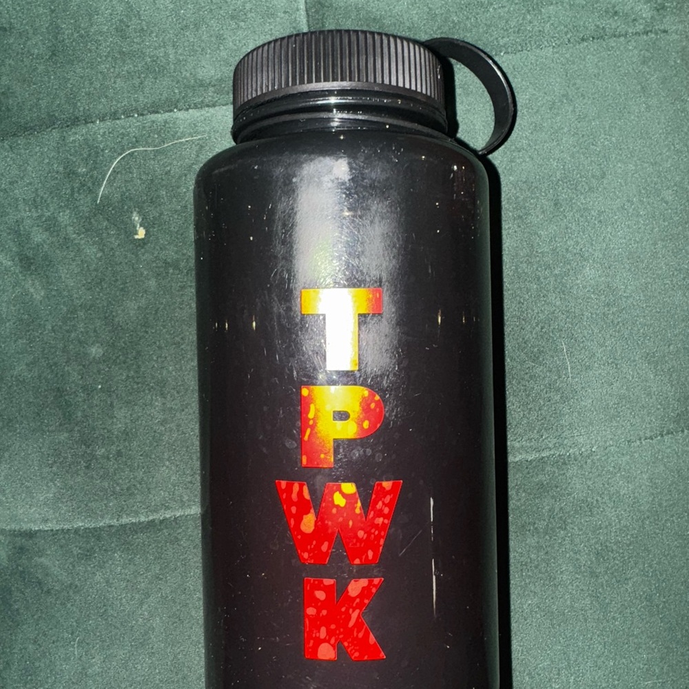 Black TPWK Harry Styles Water Bottle